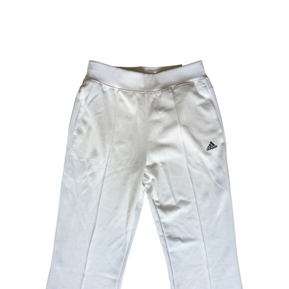 Adidas Womens Medium Drawstring White Color Xpress Flare Pants Sweatpants NEW - Picture 5 of 6